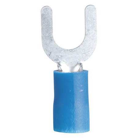 Spade Terminal 8 to 10 Stud Blue PK100 Model 10 114N by USA Gardner Bender Electrical Wire Connectors