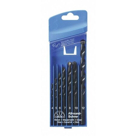 Multipurpose Metric Drill Bit Set 7 pcs. by USA Artu Pilot Point Drill Bits