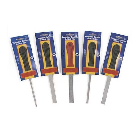 Tungsten Carbide Grit File 6" Flat/Fine by USA Artu Hand Files & Rasps