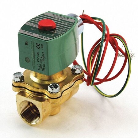 Valve 3/4" NC 0/150 WTR 120V Brass by Asco in US