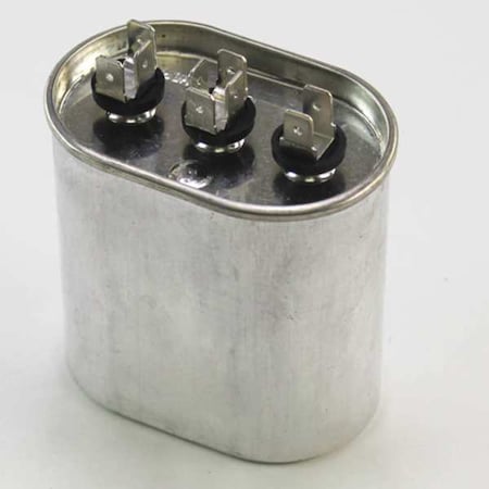 Oval Capacitor 10/10 MFD 370V by Carrier in US