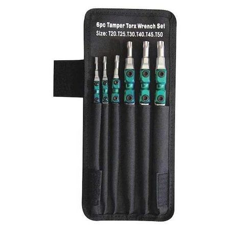 End Wrench Set Tamper Torx Swivel 6 pcs. by USA Astro Pneumatic Hex Key Sets