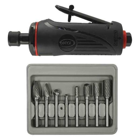 Die Grinder Combo Burr Set 1/4" 8 pcs. by USA Astro Pneumatic Air Grinders