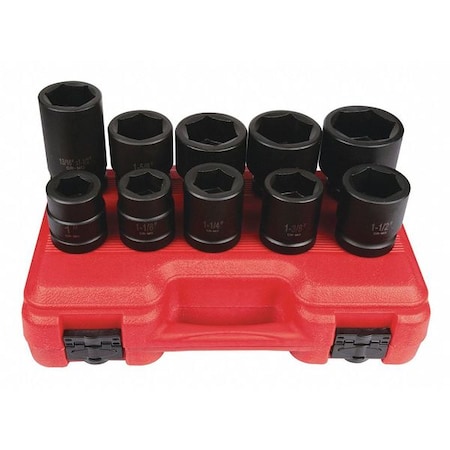 Socket Set SAE 1" Heavy Duty 10 pcs. by USA Astro Pneumatic Socket Sets