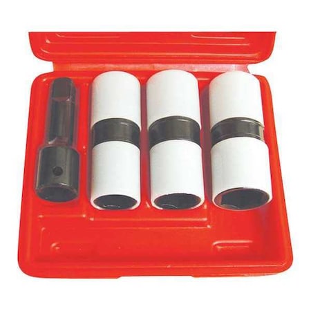 Socket Set 1/2" D Thin Wall Impact 4pcs. by USA Astro Pneumatic Socket Sets