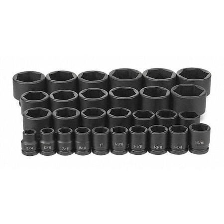 Duo Socket 1/2"Dx35mm D by USA Grey Pneumatic Sockets