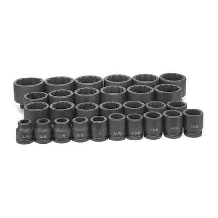 Duo Socket 1/4"Dx8mm D by USA Grey Pneumatic Sockets