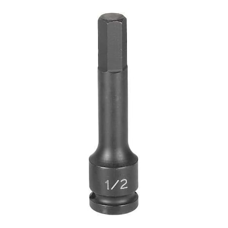 Hex Driver 1/2"Dx1/2"4 by USA Grey Pneumatic Nut Drivers