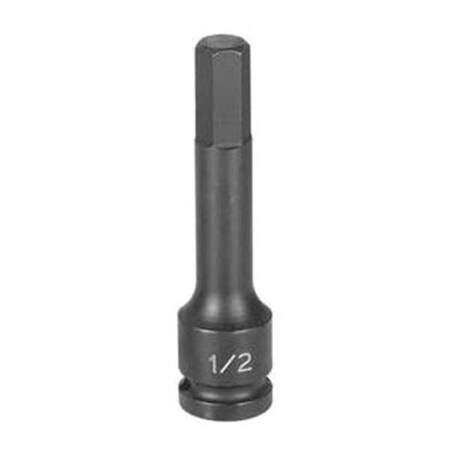 Hex Driver 1/2"Dx1/4" 4 by USA Grey Pneumatic Nut Drivers