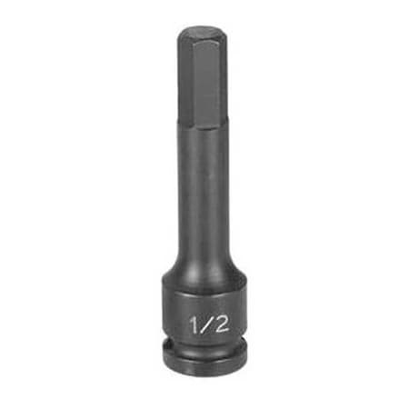 Hex Driver 1/2"Dx10mm 4 by USA Grey Pneumatic Nut Drivers