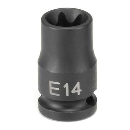 External Torx Socket 3/8"DxE14 by USA Grey Pneumatic Sockets