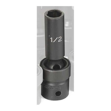 Impact Socket 1/2" D 6pt. D Blk by USA Grey Pneumatic Sockets