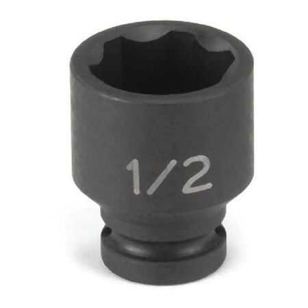 Impact Socket 1/2" 1/4"D 6pt. by USA Grey Pneumatic Sockets