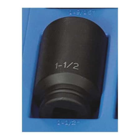 Impact Socket 1 1/2" 3/4"D 6pt. D by USA Grey Pneumatic Sockets