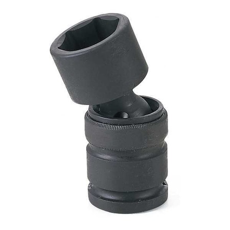 Impact Socket 1 1/2" 3/4"D Univ Hex Blk by USA Grey Pneumatic Sockets