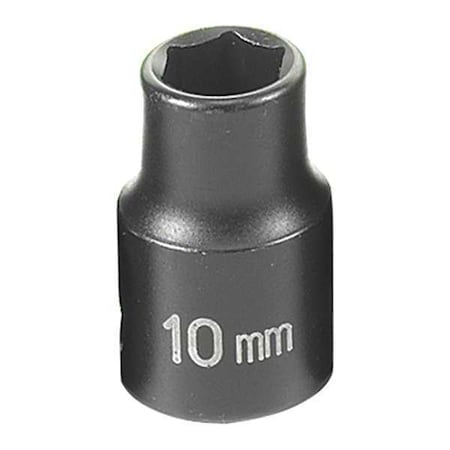 Socket 10mm 3/8"D Impact 6pt. by USA Grey Pneumatic Sockets