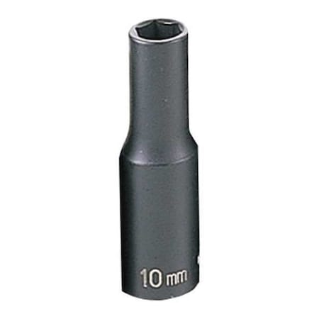 Socket 10mm 3/8"D Impact 6pt. D by USA Grey Pneumatic Sockets