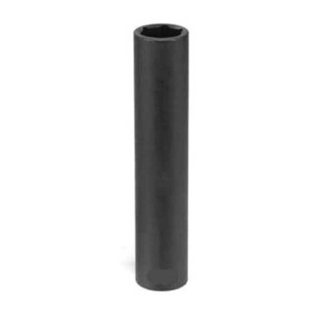 Impact Socket 11/16" 1/2"D 6pt. D Black by USA Grey Pneumatic Sockets