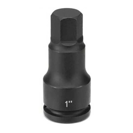 Impact Socket 1 1/16" 3/4"D Hex M Black by USA Grey Pneumatic Sockets