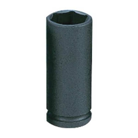 Impact Socket 1 1/4"3/4"D Hex D Blk by USA Grey Pneumatic Sockets