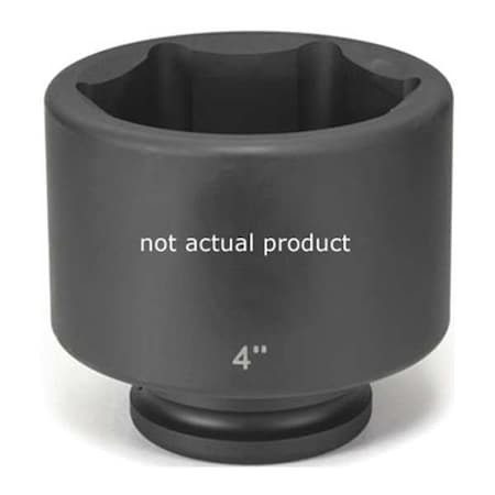 Socket 1 1/2"Dx54mm Standard 12pt. by USA Grey Pneumatic Sockets