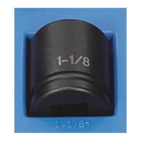 Impact Socket 1 1/8" 3/4"D 6pt. by USA Grey Pneumatic Sockets