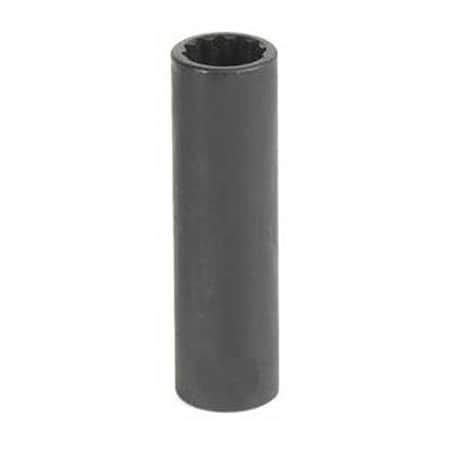 Socket 14mm 3/8"D Impact 12pt. D Blk by USA Grey Pneumatic Sockets