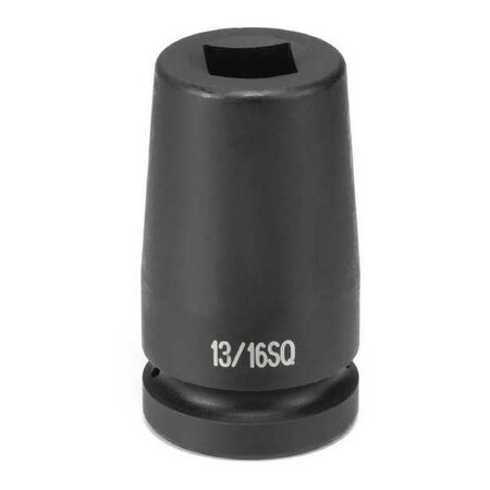 Socket 13/16 1"D Impact Sq 4pt. D by USA Grey Pneumatic Sockets