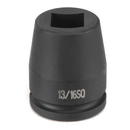 Impact Socket 13/16" 3/4"D Sq 4pt. Black by USA Grey Pneumatic Sockets