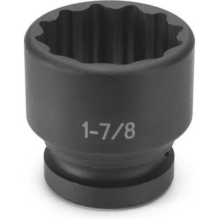 Socket 1 7/8" 1"D Impact 12pt. Blk by USA Grey Pneumatic Sockets
