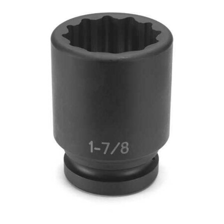 Socket 1 7/8" 1"D 12pt. D Blk by USA Grey Pneumatic Sockets