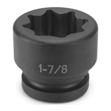 Socket 1 7/8" 1"D Impact 8pt. Blk by USA Grey Pneumatic Sockets