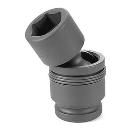 Socket 1 7/8" 1"D Impact Univ 6pt. Blk by USA Grey Pneumatic Sockets