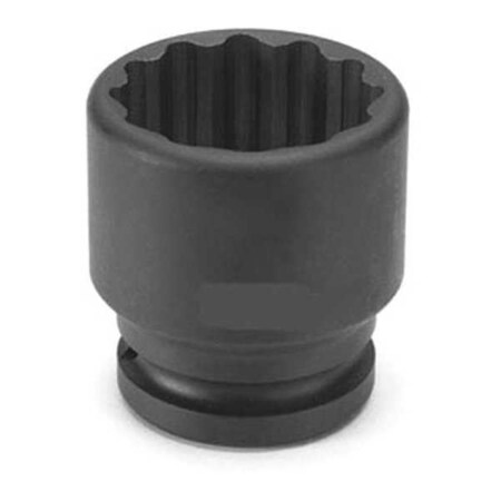 Socket 24mm 3/4"D Impact 12pt. Blk by USA Grey Pneumatic Sockets