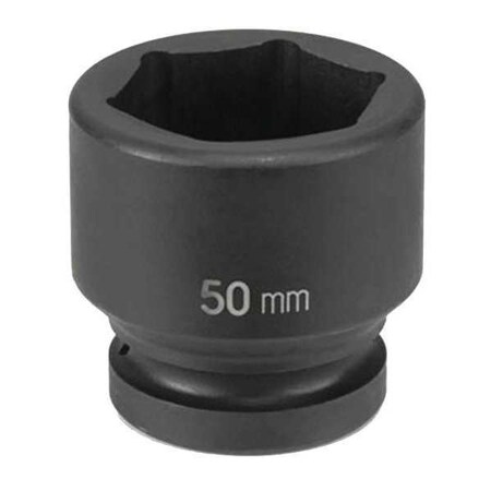 Socket 23mm 1"D Impact 6pt. Blk by USA Grey Pneumatic Sockets