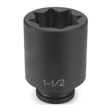 Socket 3/4"Dx1 1/2"D 8pt. by USA Grey Pneumatic Sockets