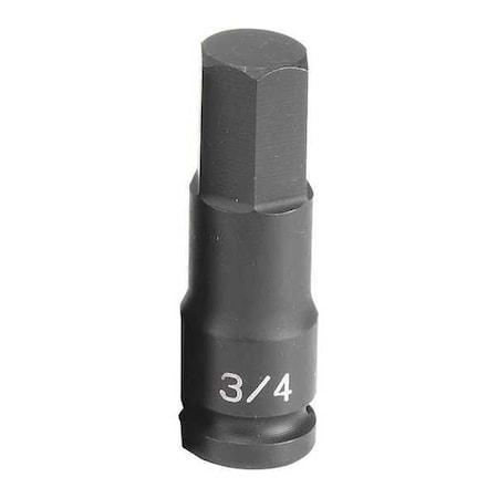 Impact Socket 3/4" 1/2"D Hex by USA Grey Pneumatic Sockets