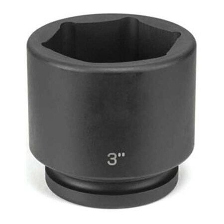 Socket 3 7/8" 1"D Impact 6pt. Blk by USA Grey Pneumatic Sockets