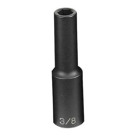 Impact Socket 3/8" 1/2"D 6pt. D by USA Grey Pneumatic Sockets