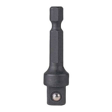 Impact Socket 3/8" 1/4"D Adt. Hex M Blk by USA Grey Pneumatic Sockets