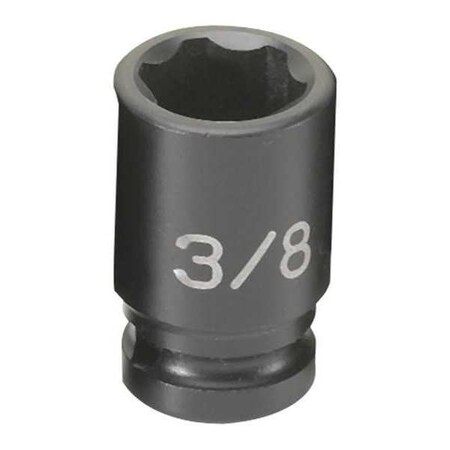 Impact Socket 3/8" 1/4"D 6pt. by USA Grey Pneumatic Sockets
