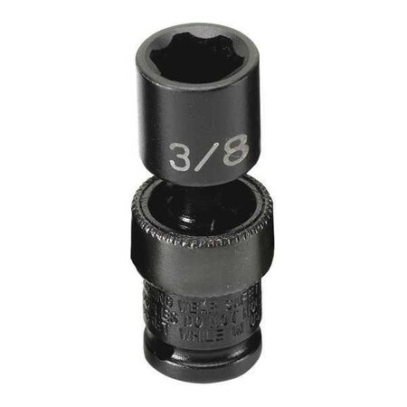 Impact Socket 3/8" 1/4"D Univ 6pt. by USA Grey Pneumatic Sockets