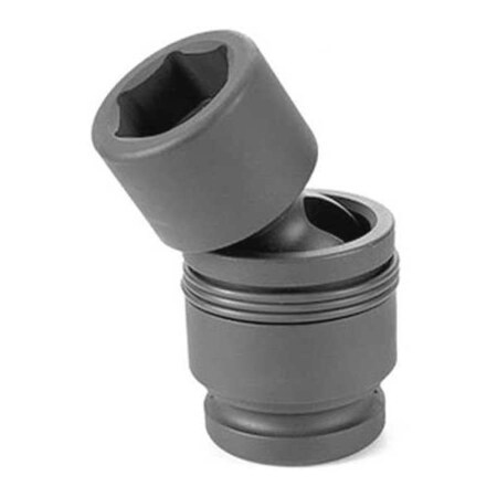 Socket 38mm 1"D Impact Univ 6pt. Blk by USA Grey Pneumatic Sockets