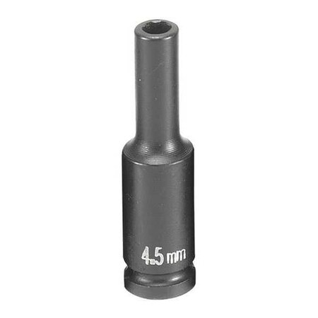 Socket 4.5mm 1/4"D Impact 6pt. D by USA Grey Pneumatic Sockets