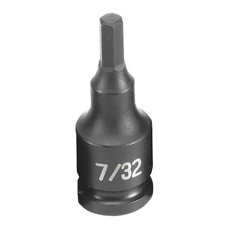Impact Socket 7/32" 3/8"D Hex M by USA Grey Pneumatic Sockets