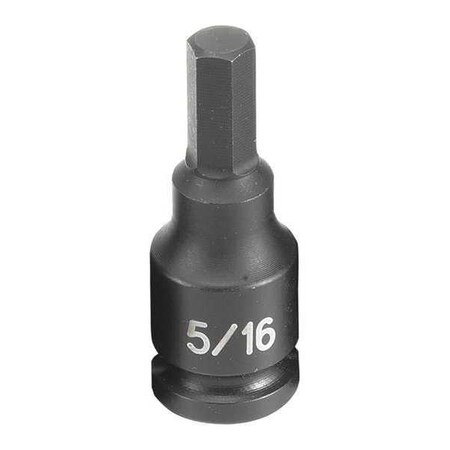 Impact Socket 5/16" 3/8"D Hex M by USA Grey Pneumatic Sockets