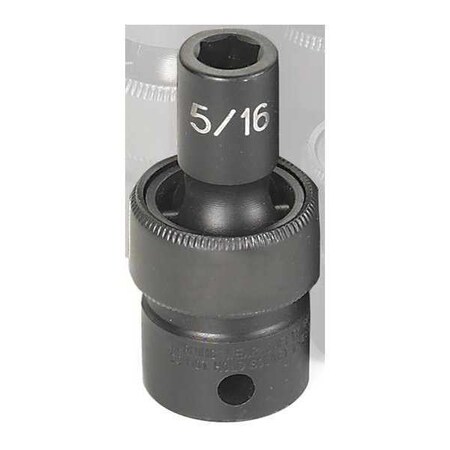 Impact Socket 5/16" 3/8"D Univ 6pt. by USA Grey Pneumatic Sockets