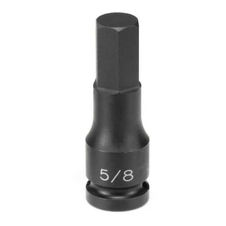 Impact Socket 5/8" 1/2"D Hex by USA Grey Pneumatic Sockets