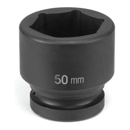 Socket 50mm 1"D Impact 6pt. Blk by USA Grey Pneumatic Sockets