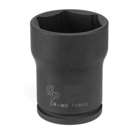 Socket 55mm 3/4"D Impact Locknut 6pt. by USA Grey Pneumatic Sockets